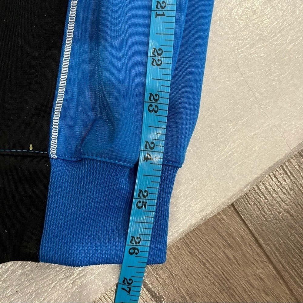 [M]Adidas Original Men Blue and Black Track Performance Jacket - Picture 7 of 9